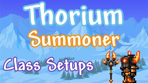 Thorium also adds three new classes that don&39;t interact with the Calamity mod, Thrower (outclassed by Calamity&39;s Rogue), Bard, and Healer. . Class setups thorium